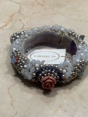NEW ST. ERASMUS CRYSTAL BRACELET $495